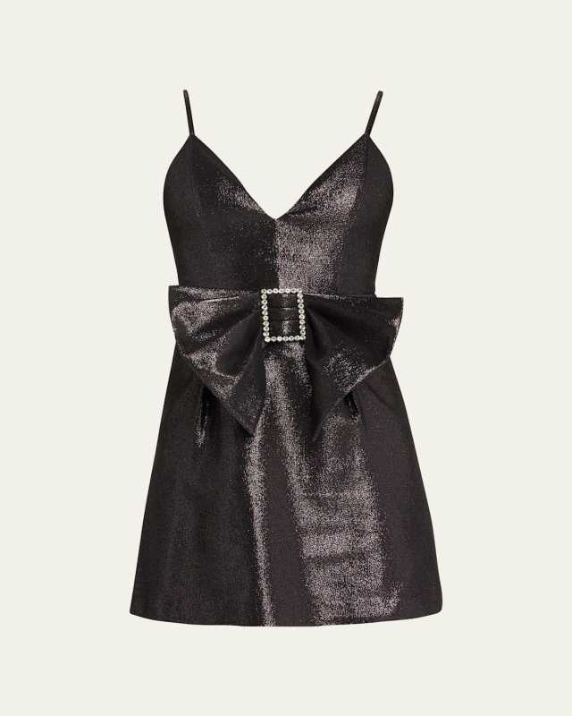 Ana Metallic Mini Dress